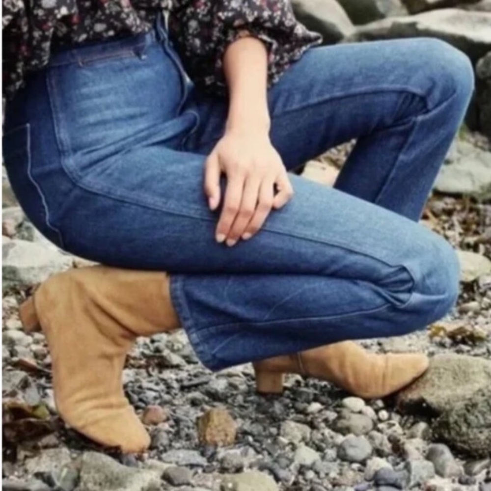 Doen High Rise Blue Jeans - Picture 10 of 13